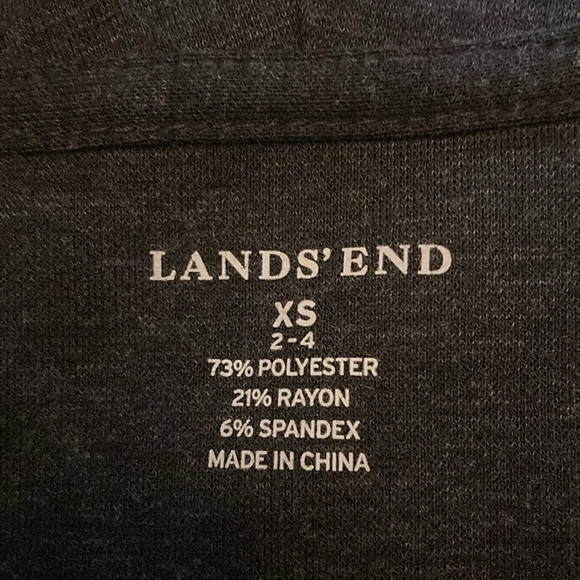Lands End set of two cowl neck pullover long sleeve shirts XS 2-4 casual comfy - Picture 6 of 9